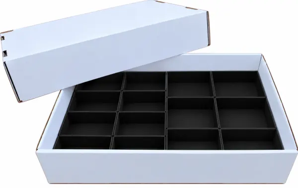 VERSION 6 Boxes for the flat box 8 x KK16CE (95x62x30mm) 6 x KK12CE (95x84x30mm)