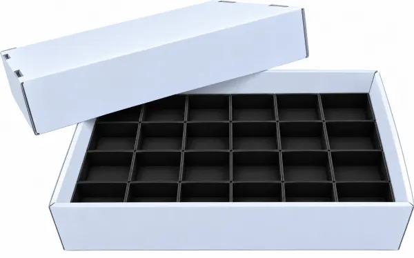 VERSION 1 Boxes for the flat box 24 x KK24CE (62x62x30mm)