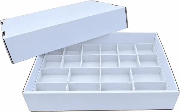 VERSION 5 Boxes for the flat box 12 x KK24BI (62x62x30mm) 8 x KK16BI (95x62x30mm)