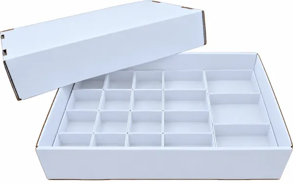 VERSION 8 Boxes for the flat box 12 x KK24BI (62x62x30mm) 4 x KK16BI (95x62x30mm) 3 x KK12BI (95x84x30mm)