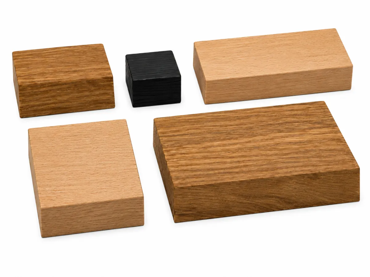 Wooden mineral stands