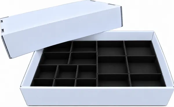 VERSION 9 Boxes for the flat box 6 x KK24CE (62x62x30mm) 4 x KK16CE (95x62x30mm) 6 x KK12CE (95x84x30mm)