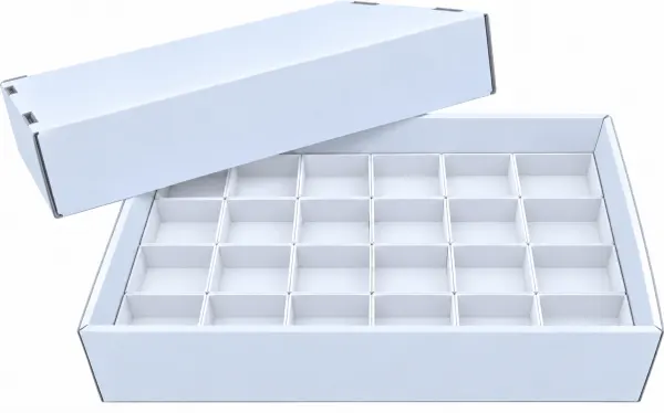 VERSION 1 Boxes for the flat box 24 x KK24BI (62x62x30mm)